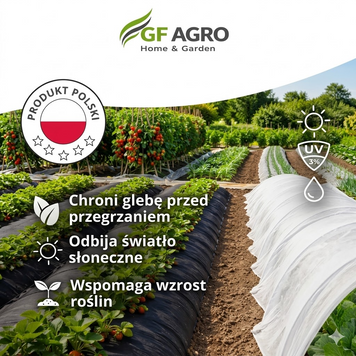 Агроволокно П-90 (1,05*50м) - черно-белое /// GF Agro (Польша) 71-692 фото